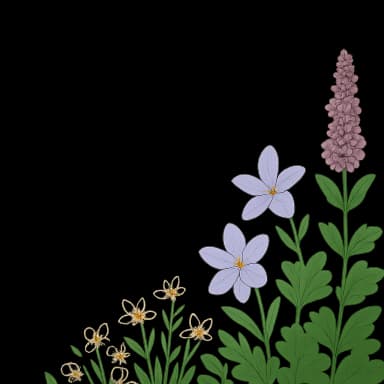 Floral right decoration